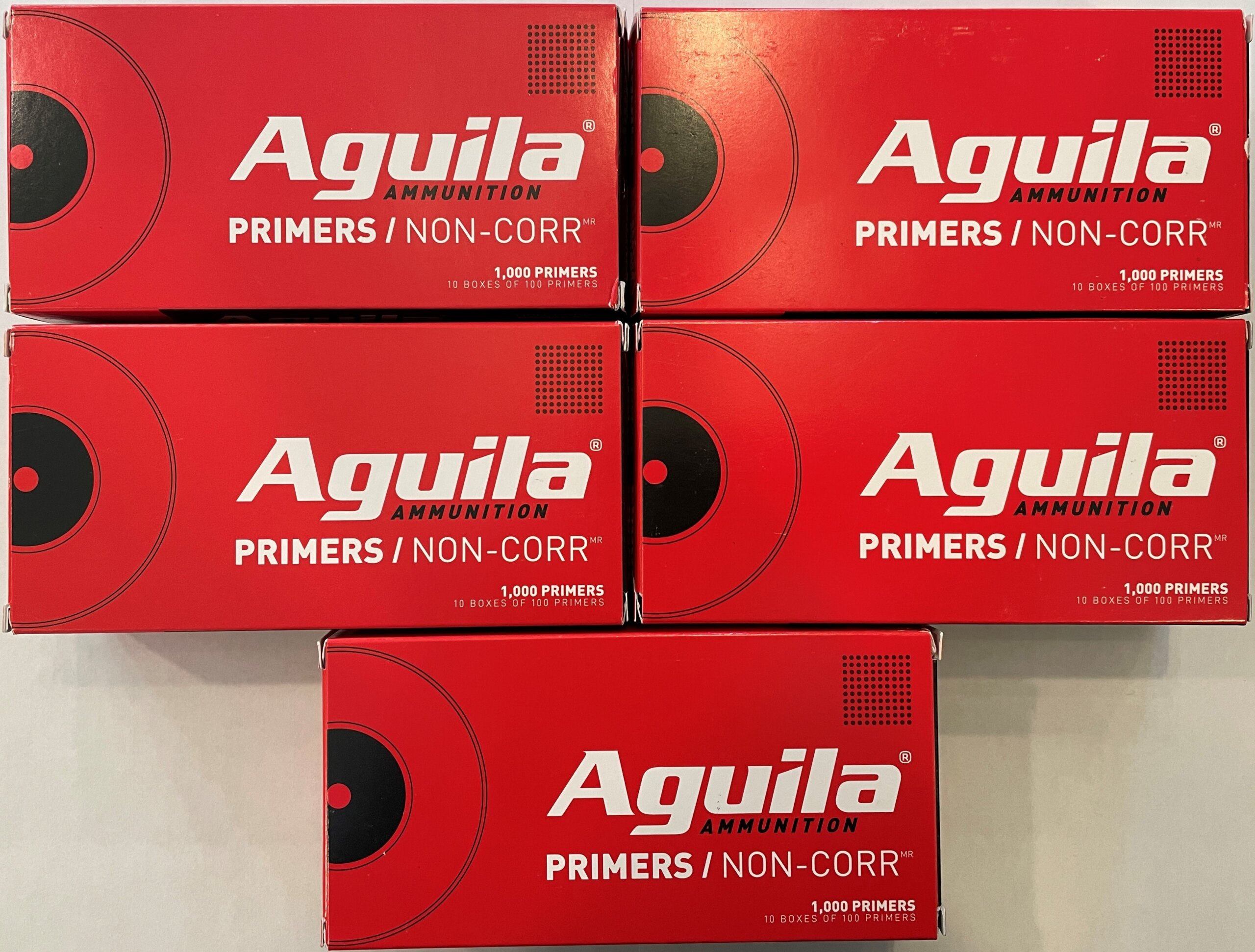 Count Small Pistol Primers Aguila No Accuracy