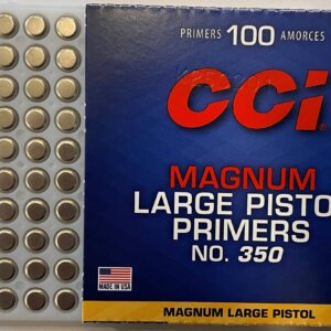 500 count Large Magnum Pistol Primers (CCI No. 350)
