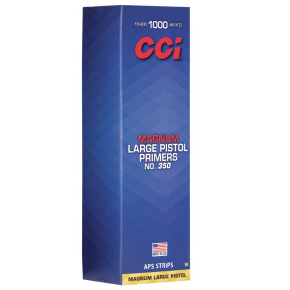 1,000 count Large Magnum Pistol Primers (CCI No. 350)