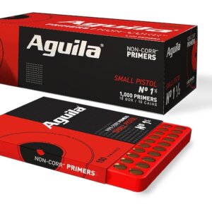 1,000 count Small Pistol Primers (Aguila No. 1 1/2)