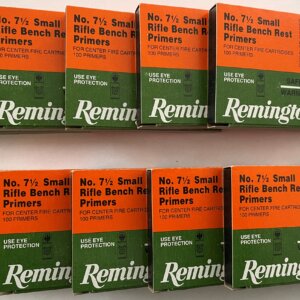 1,000 count Small Rifle Magnum Benchrest Primers (Remington No. 7 1/2)