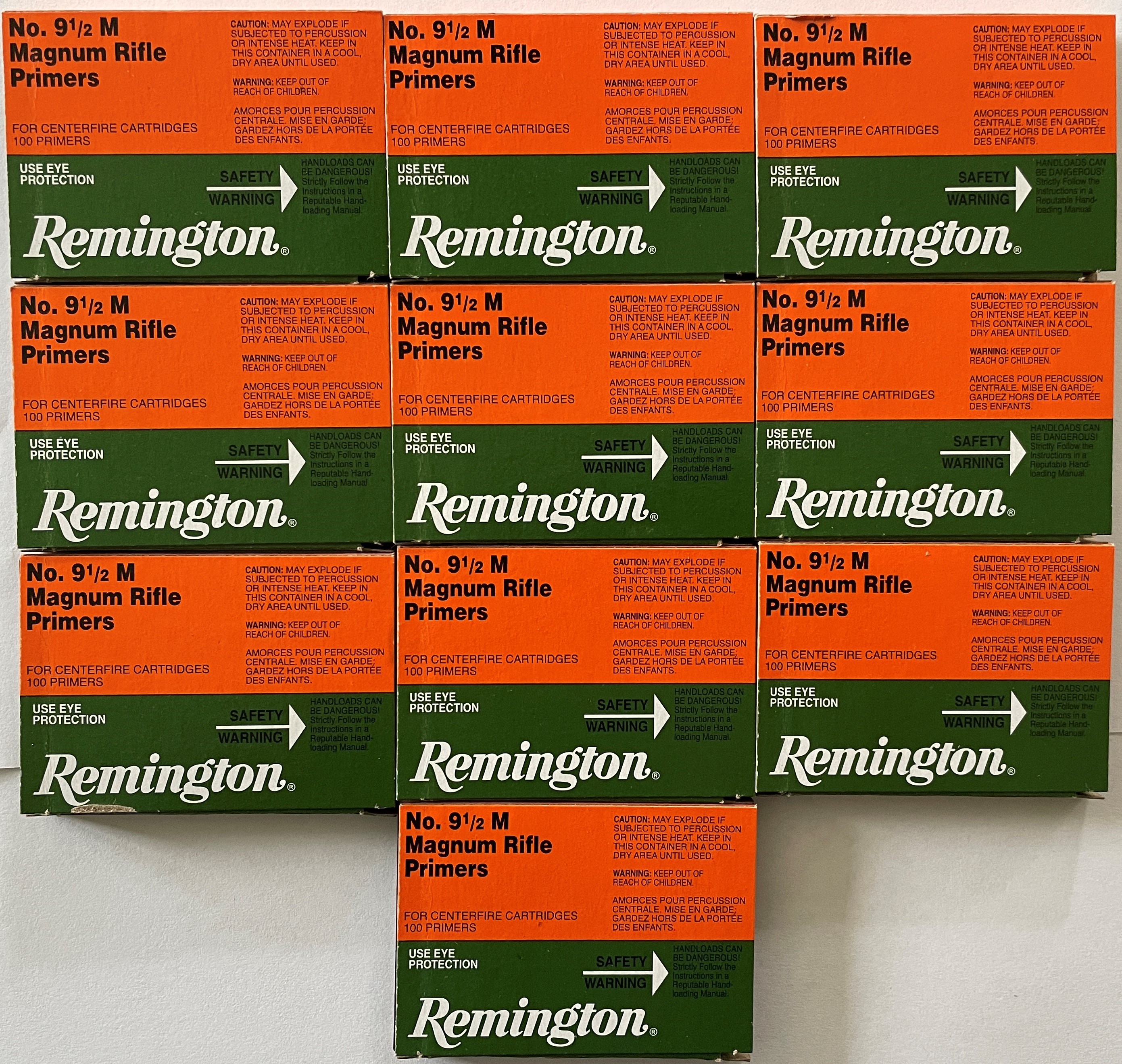 1,000 count Large Rifle Magnum Primers (Remington No. 9 1/2)