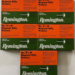500 count Large Rifle Magnum Primers (Remington No. 9 1/2)